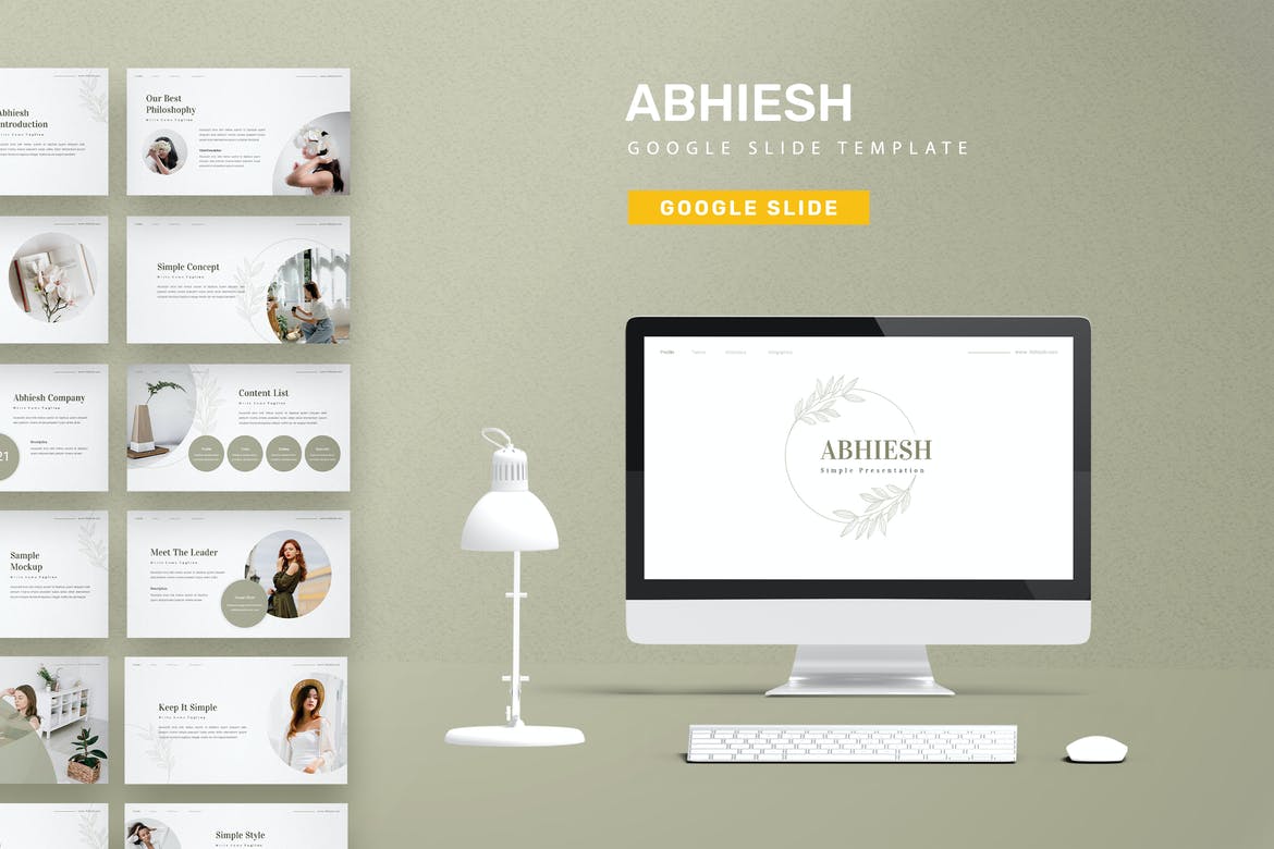 Abhiesh - Google 幻灯片模板