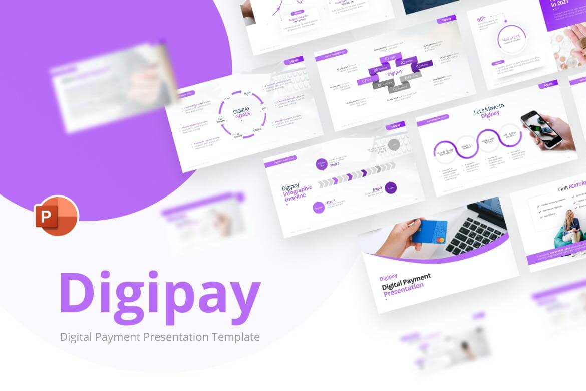 Digipay数字支付PowerPoint模板