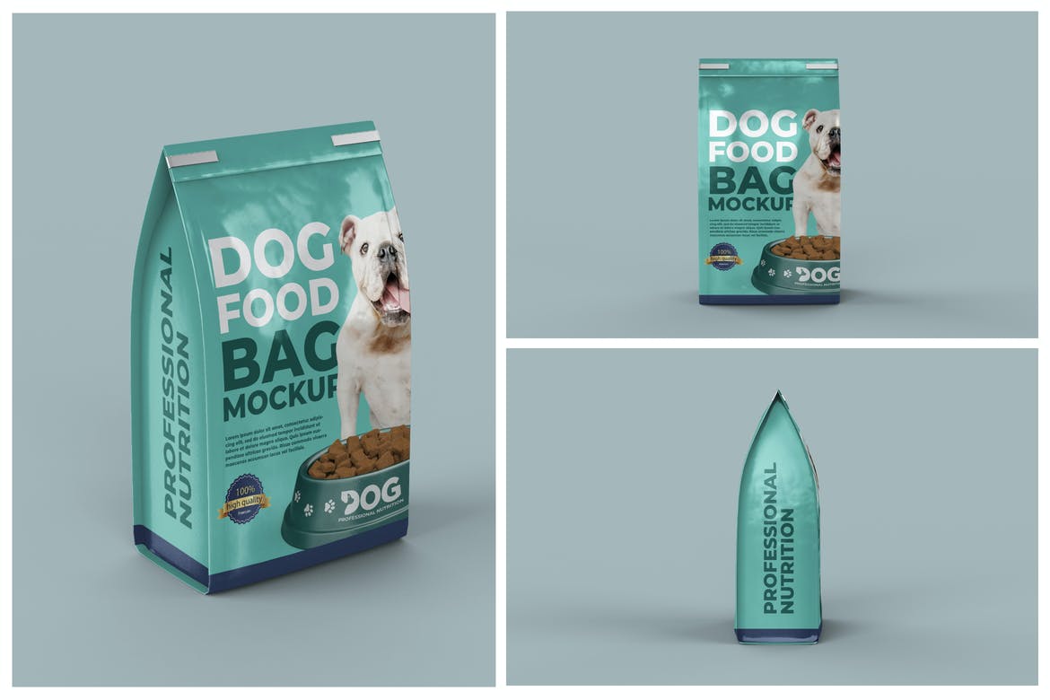 宠物食品袋模型